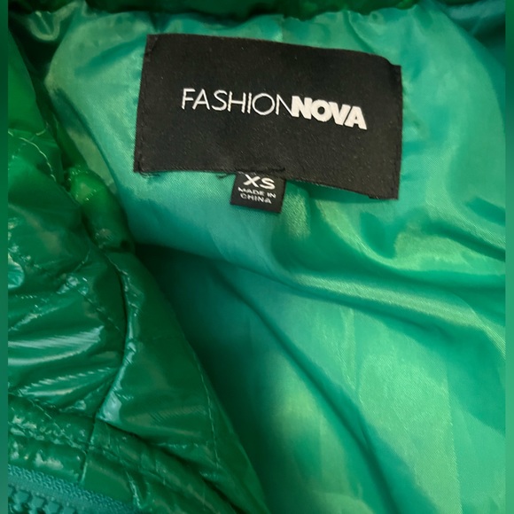 Green bubble jacket - Picture 2 of 2